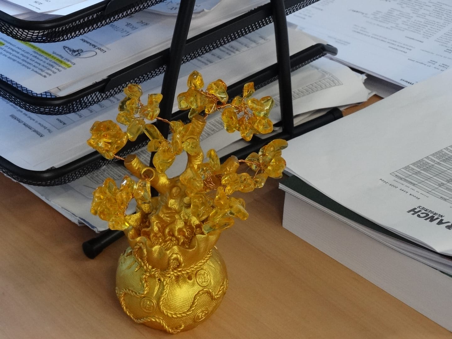 Customer photo review of Buddha Stones Natural Citrine Money Tree Gemstone Ornament - Feng Shui for Prosperity