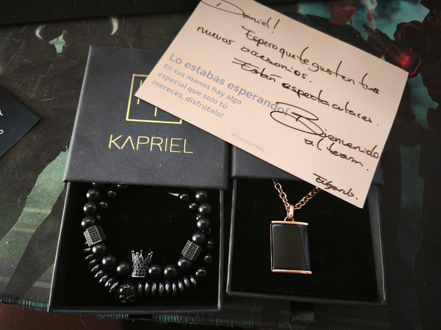 Customer photo review of Pack de Pulseras Black Skull King Private Collection