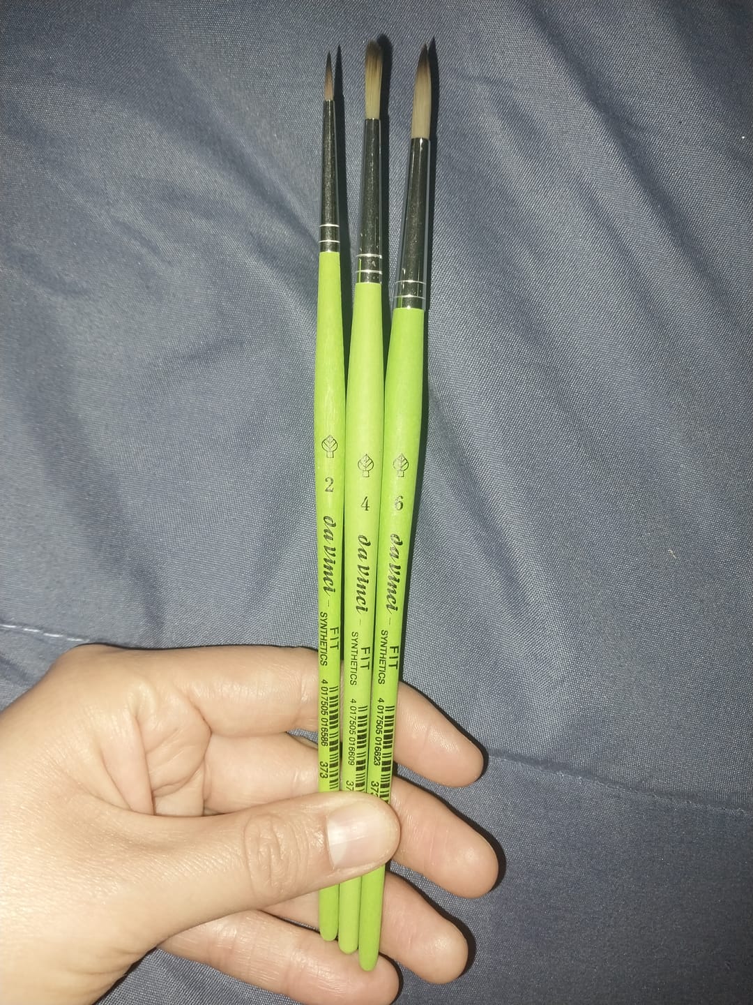 Customer photo review of da Vinci Fit Synthetics - Pincel Redondo