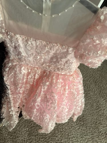 Customer photo review of Baby Girls and Toddlers Summer Pink Petal Fluffy Birthday Party Princess Dress