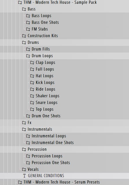 Customer photo review of Modern Tech House Bundle – 6.5 GB Samples + 100 Serum Presets