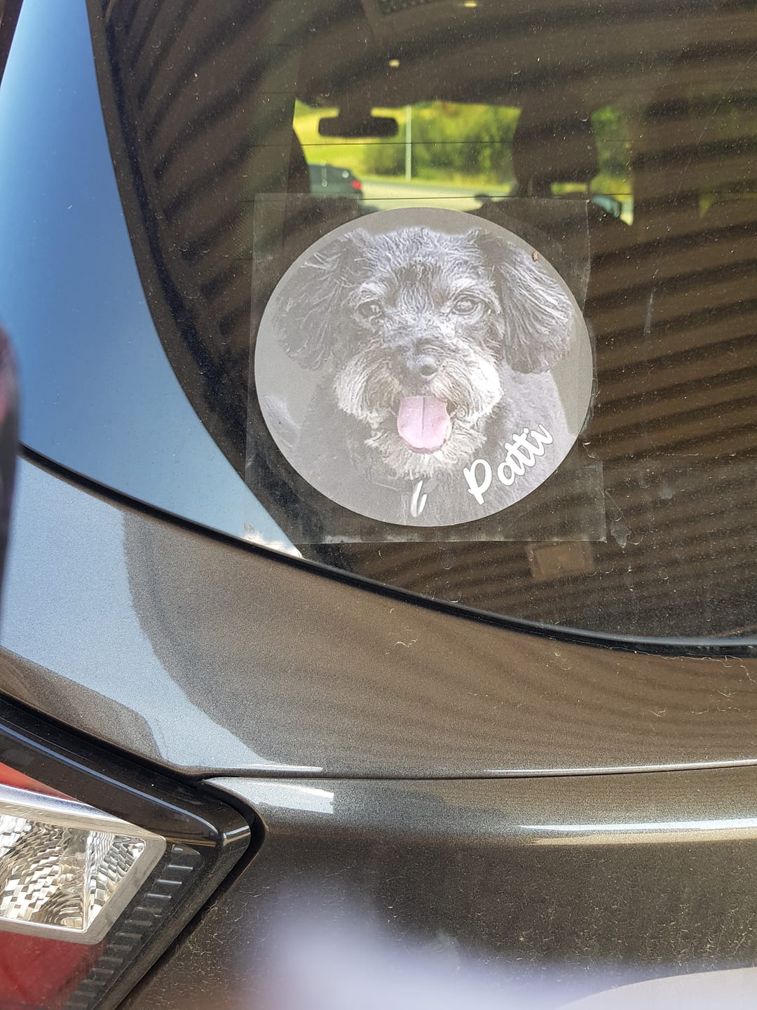 Customer photo review of Dein Foto - Individueller Autoaufkleber
