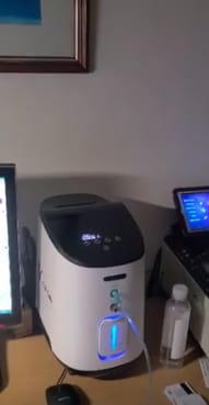 Customer photo review of VARON 1-7L/min Home Oxygen Concentrator VH-2