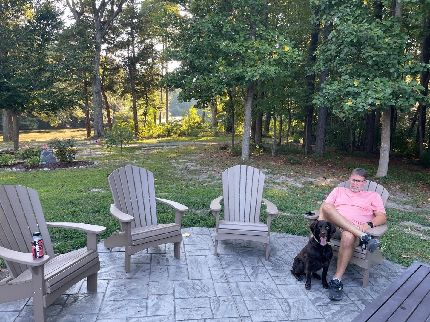 Customer photo review of Set of 4 Adirondack Chairs Original King Size