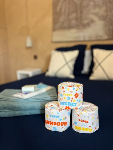 Avis photo d'un client sur PAPIER TOILETTE Beau et Doux - 24 rouleaux