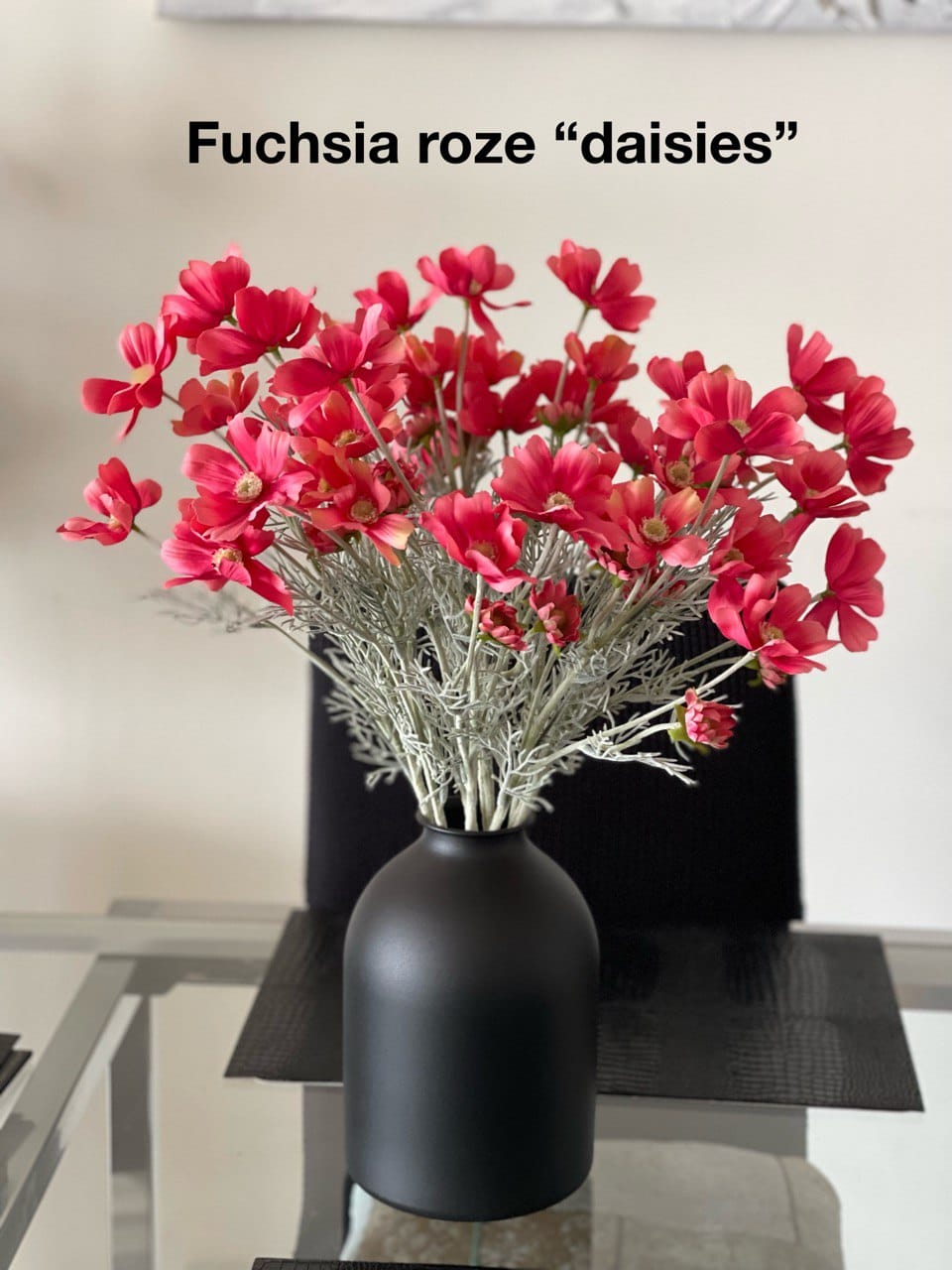 Customer photo review of Casa vaas - Mat zwart