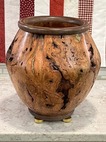 Customer photo review of Premium Cutting Board Feet - Brass/Stainless Steel