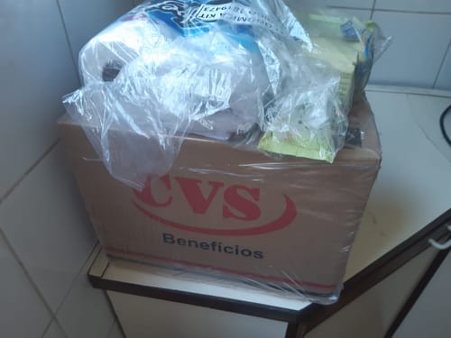 Customer photo review of Cesta Básica Econômica Kit