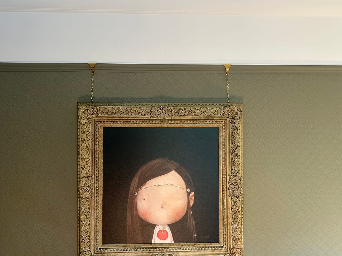 Customer photo review of Victorian Picture Rail Hooks