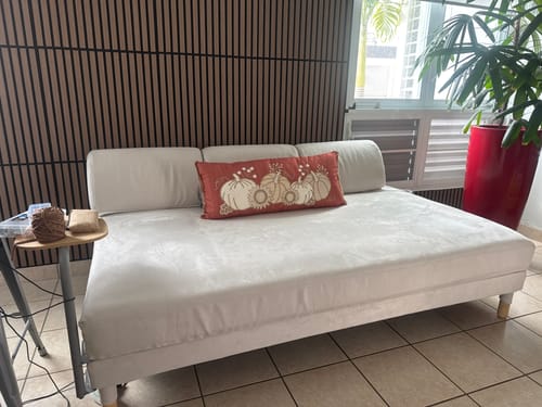 Customer photo review of Flottebo Sofa Bed Cover, Sleeper Cover 120cm