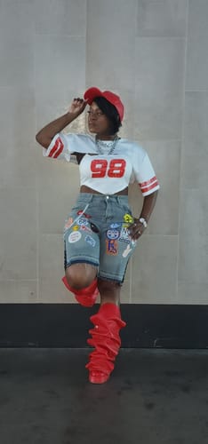 Customer photo review of Citywear Denim Jorts