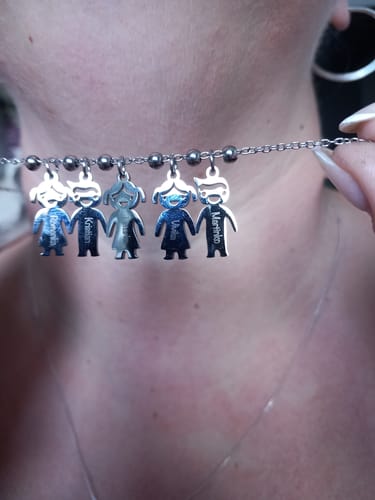 Customer photo review of Necklace: Family Bond