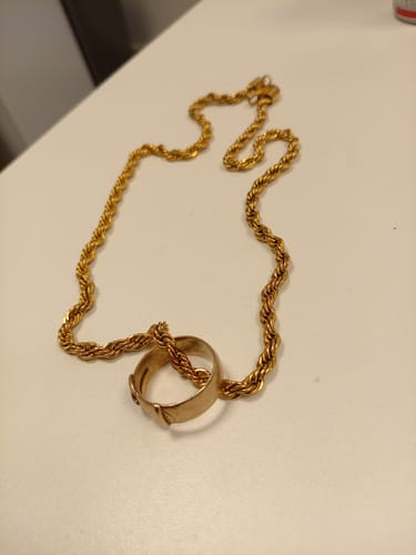 Customer photo review of Rope Chain Gold | 5mm