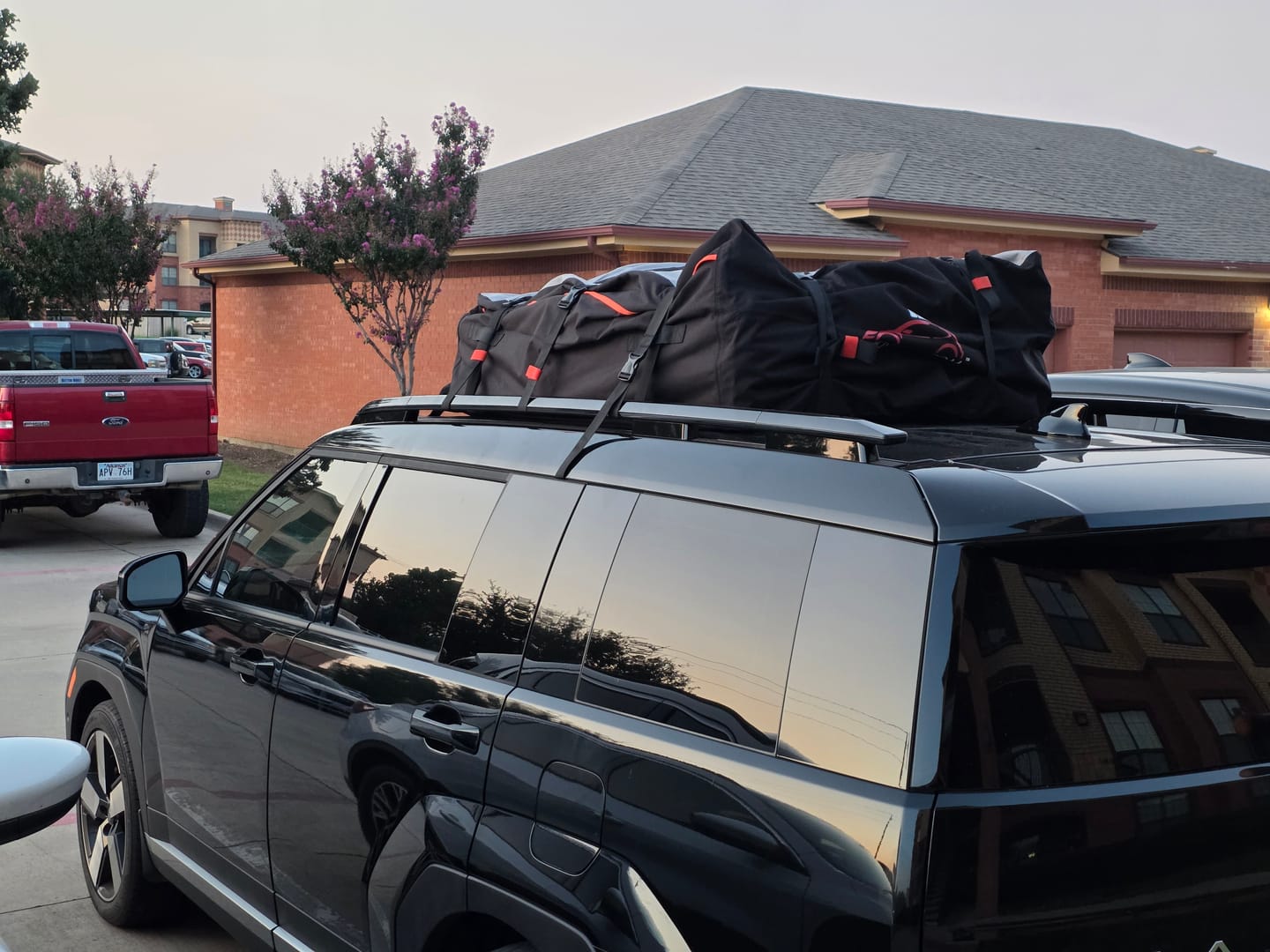 Customer photo review of Car Top Carrier Bag