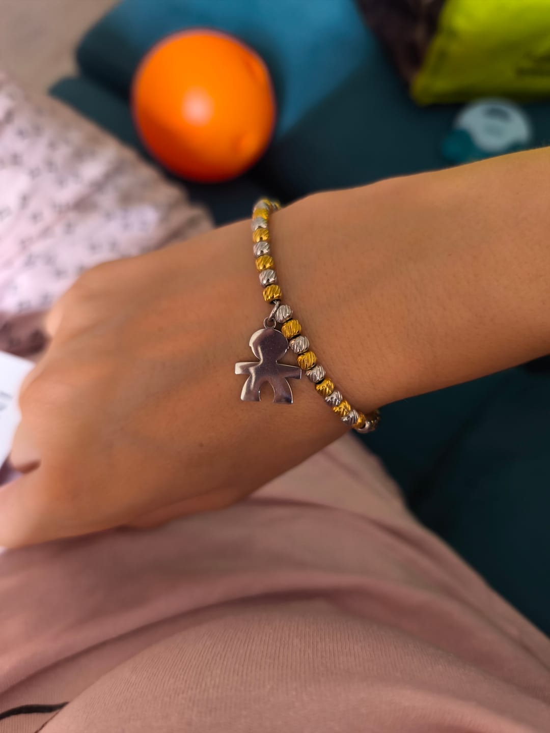 Customer photo review of Bracciale Personalizzato con Bambini ✦ Dodino