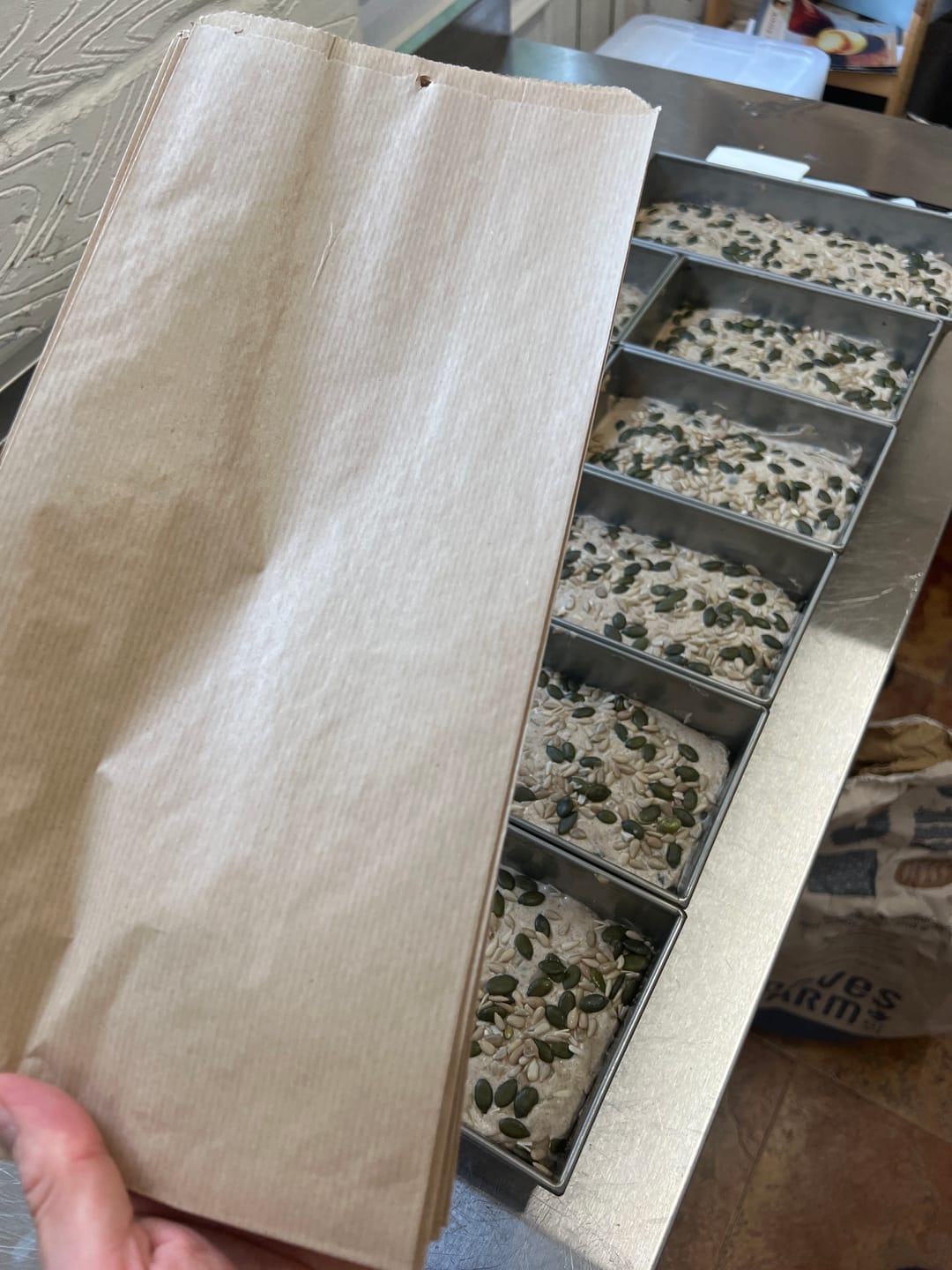 Customer photo review of Paper Bakery Bags