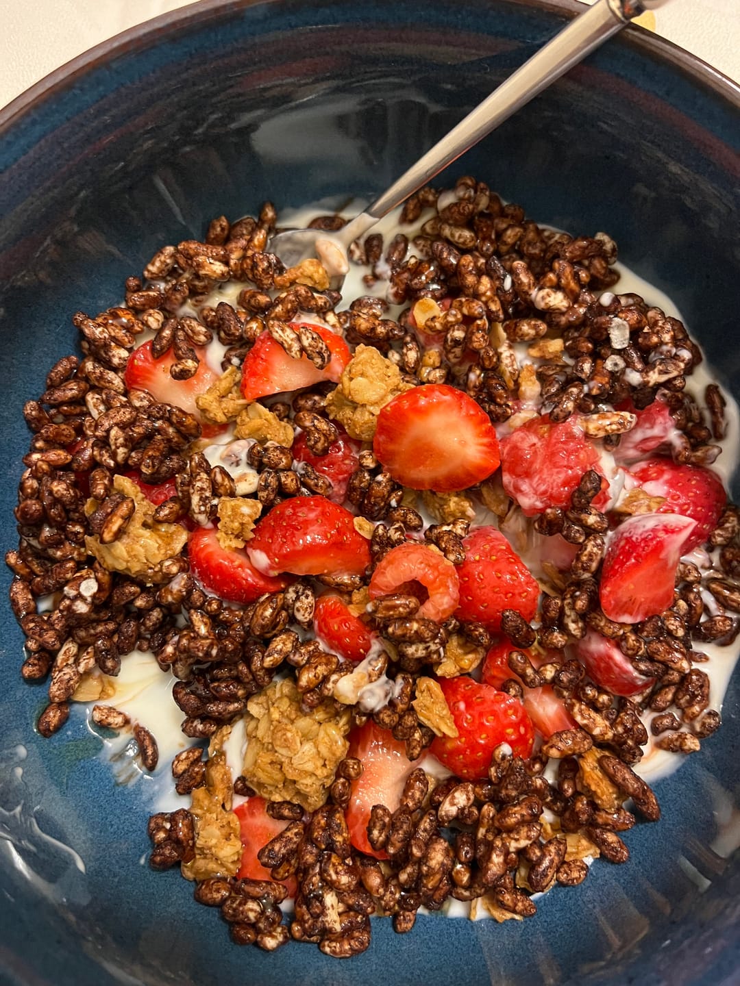 Customer photo review of Choco Rice Puffs