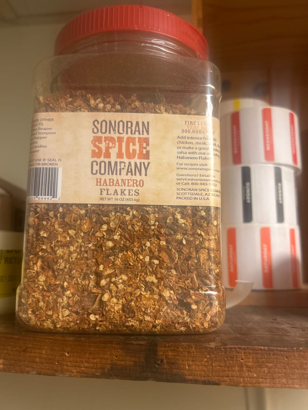 Customer photo review of Habanero Pepper Flakes