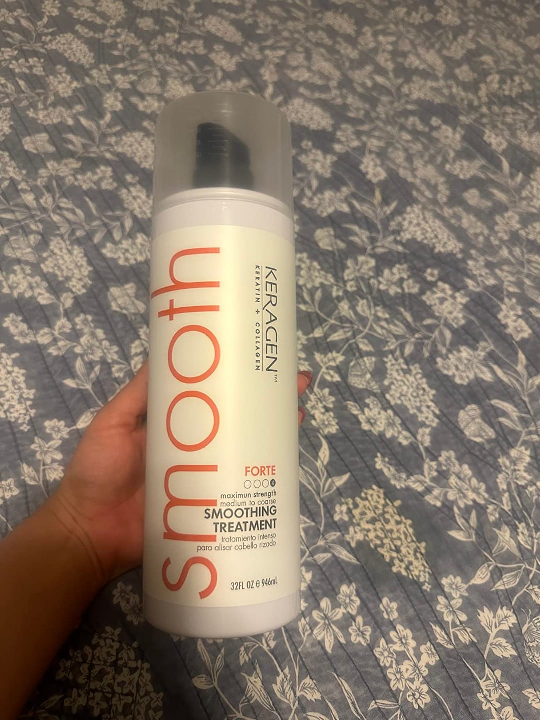 Customer photo review of KERAGEN Brazilian Keratin Treatment - Professional Smoothing Kit for Frizzy Hair