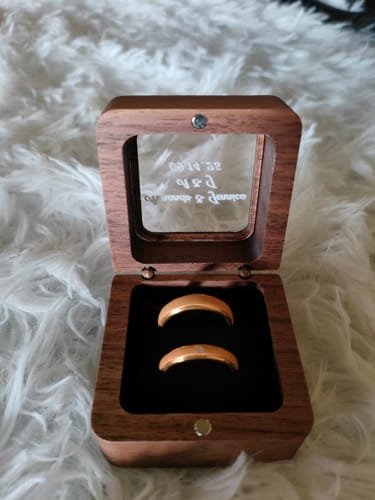 Customer photo review of Killarney Wedding Rings