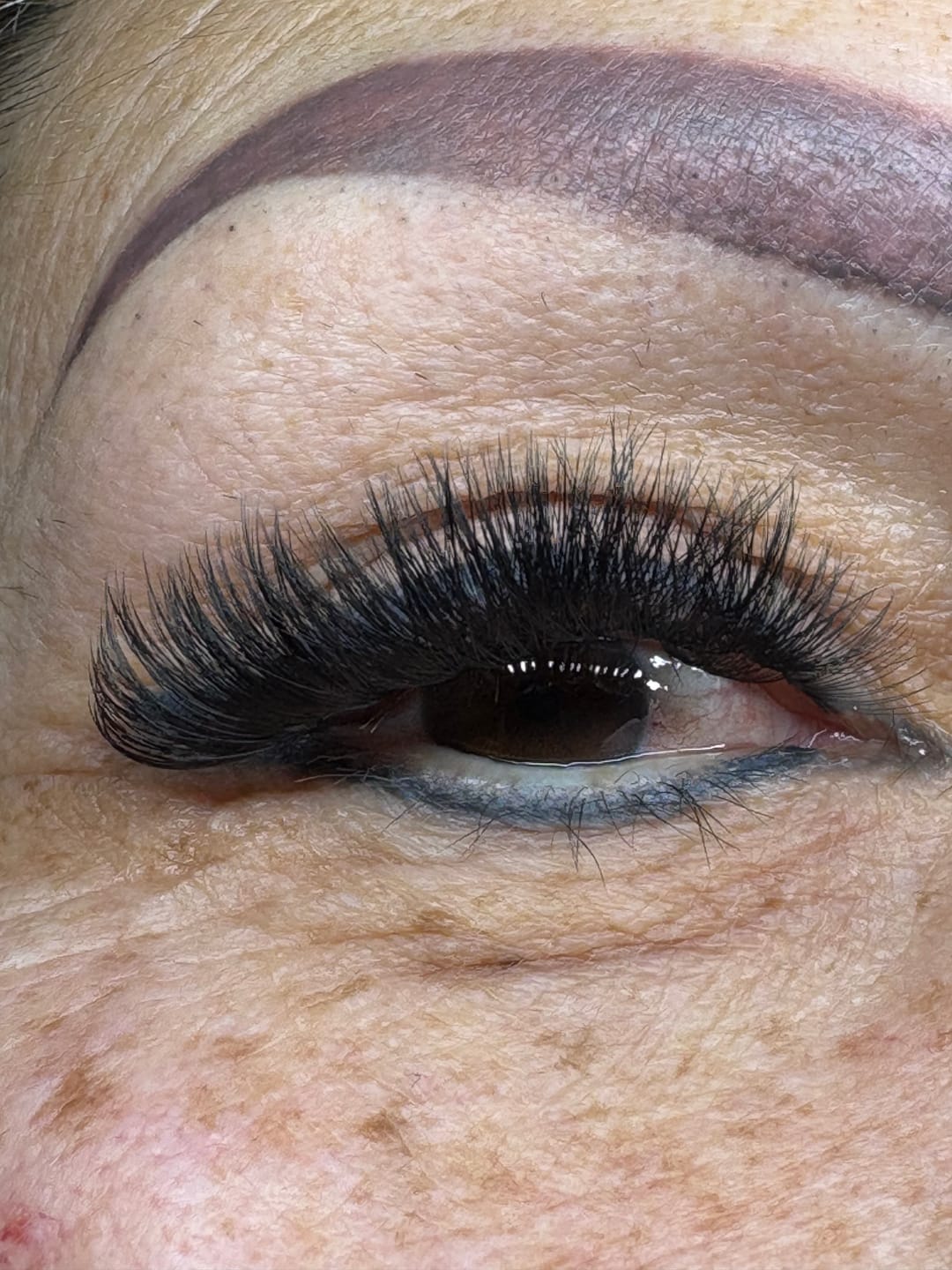 Customer photo review of 7D Spike Fan Lashes