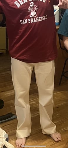 陽南多 review of 12oz赤耳　ホワイトデニムパンツ image 1 out of 1