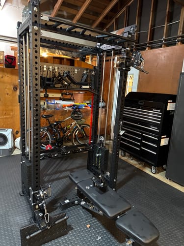Customer photo review of ANUBIS™-1.0 Half Rack Functional Trainer