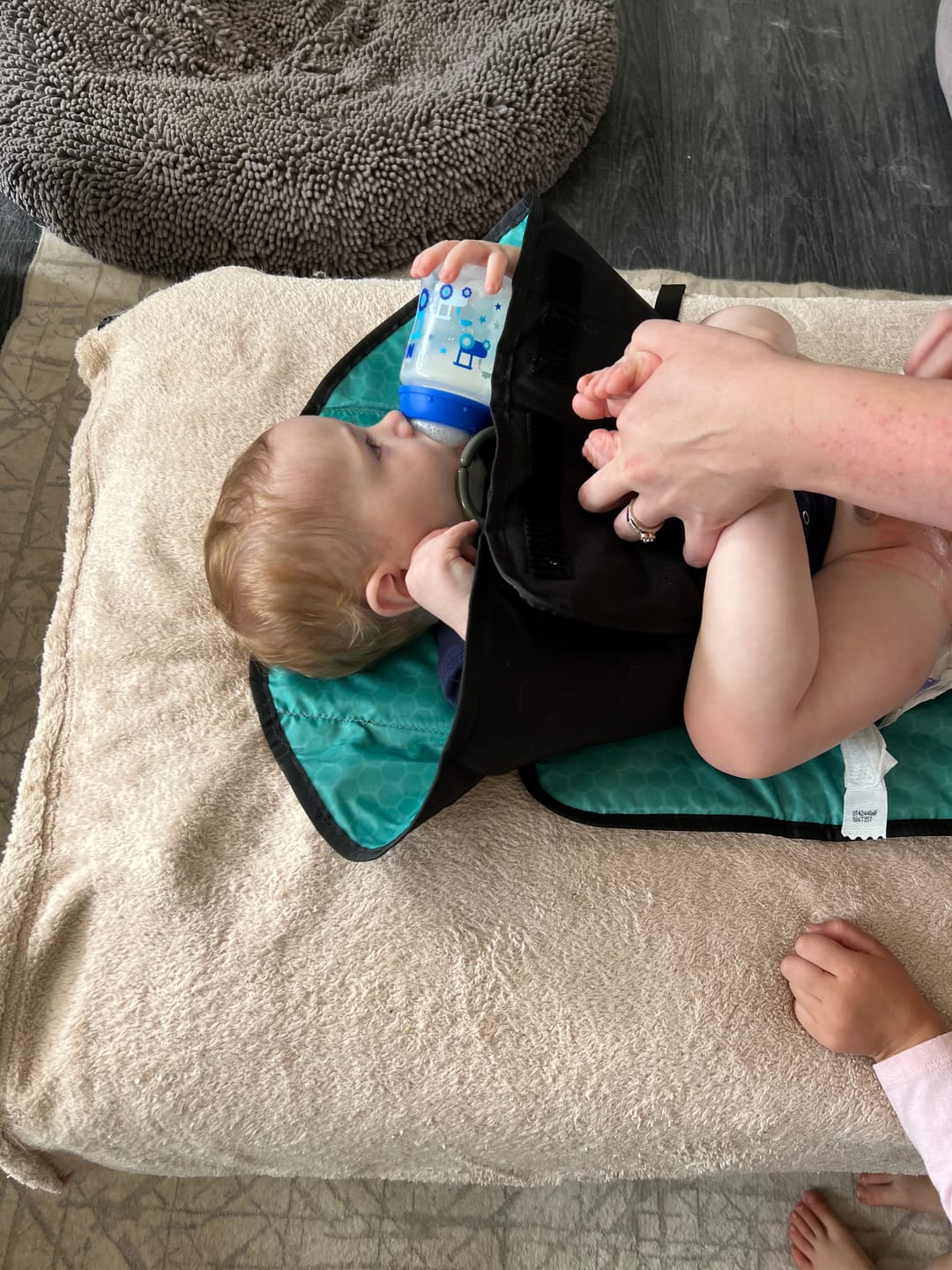 Customer photo review of Playtime Changing Pad™ - Excursion Edition