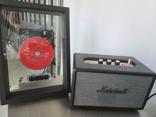 Customer photo review of M1 Music Frame CD Player With Bluetooth