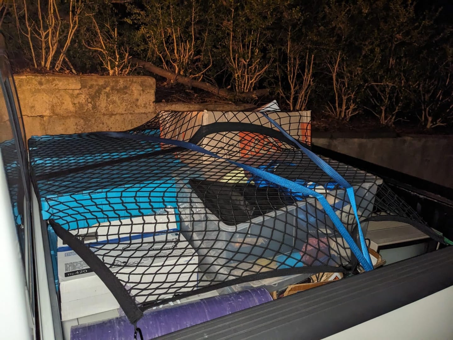 Customer photo review of LockeDown™ Elastic Cargo Net