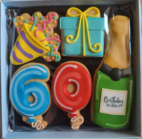 Customer photo review of Birthday Balloon Biscuit Box