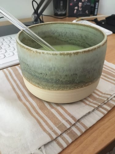 Customer photo review of BOL À MATCHA EN GRÈS - CHAWAN