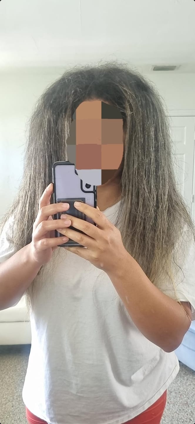 Customer photo review of KERAGEN Brazilian Keratin Treatment - Professional Smoothing Kit for Frizzy Hair