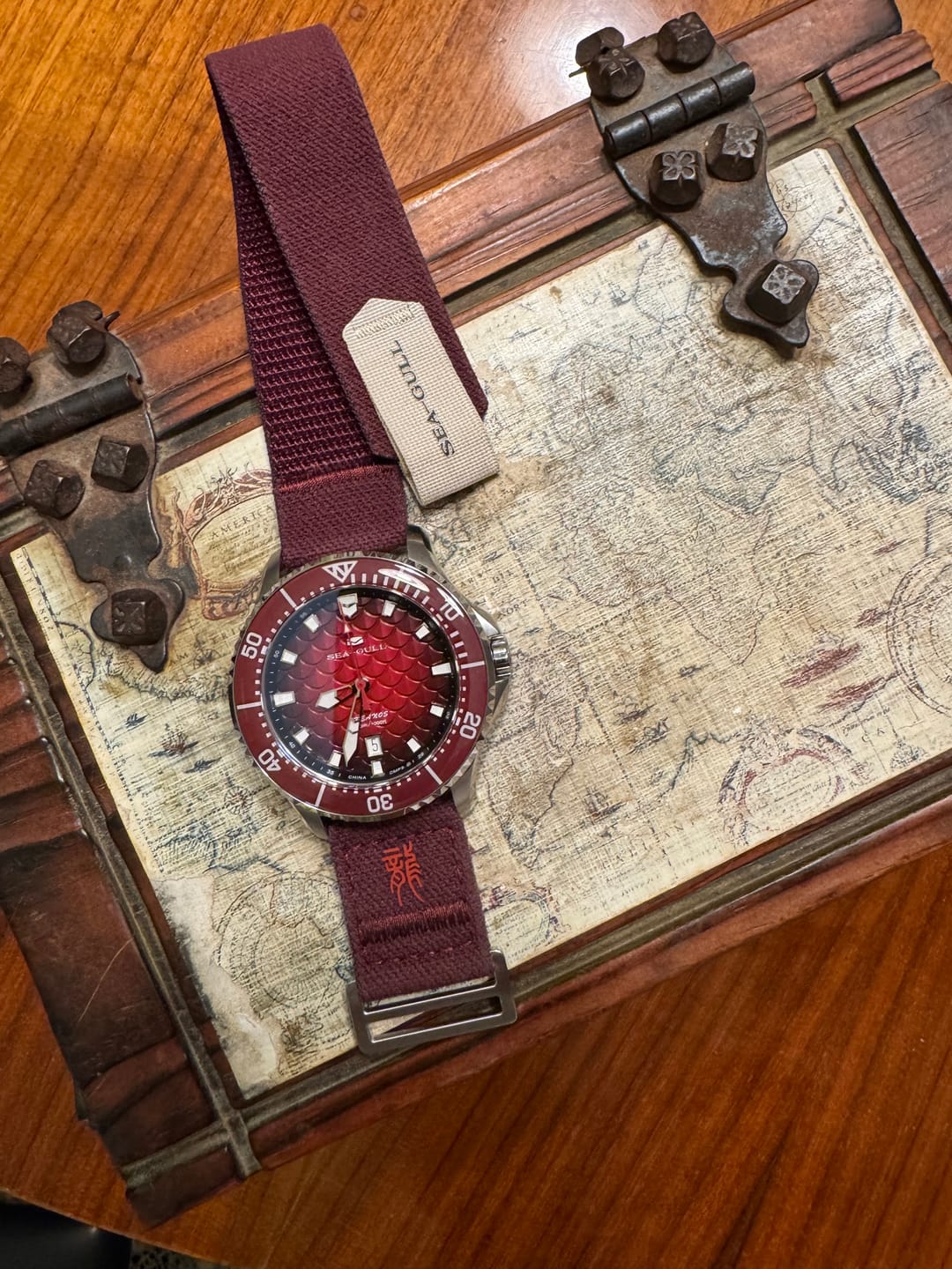 Customer photo review of Ocean Series | Dragon Kings of the Four Seas | Dive | Dual Strap | 44mm