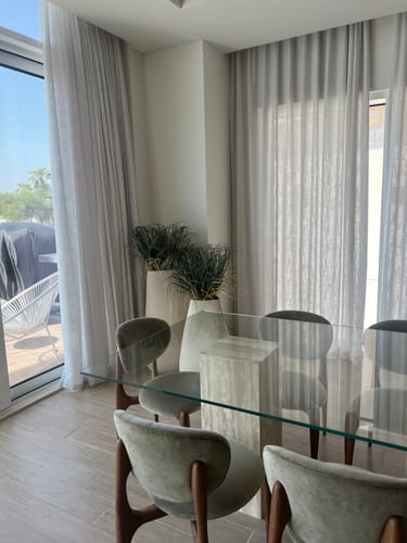 Customer photo review of Set Of 3 Outdoor/Indoor Fiberglass Concrete Planter Box XK-8177A+B+C - Beige