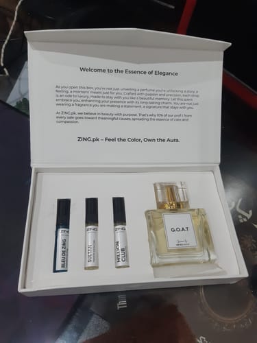 Customer photo review of G.O.A.T With Premium Packaging