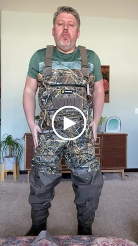 Customer photo review of FLASH SALE AquaWade Duck Waterfowl Hunting Breathable Chest Waders
