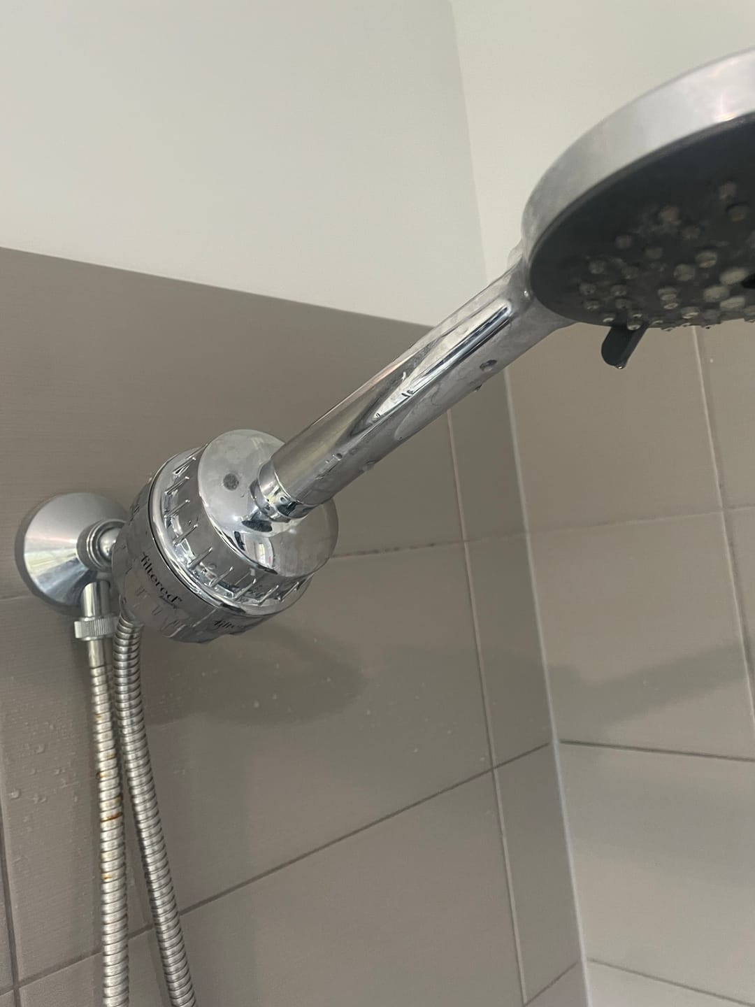 Customer photo review of Shower Purifier - Silver