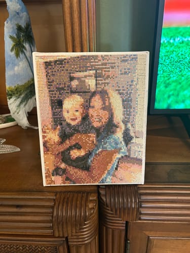 Customer photo review of Electric Diamond Painting Pen – SilentPro™ – Ultra-Quiet, Rechargeable, and Adhesive-Free