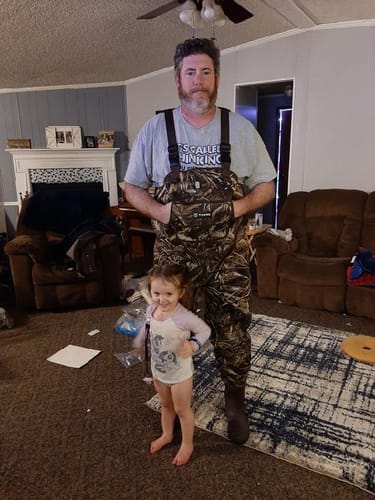 Customer photo review of MarshWarrior Chest Waders Men's Waterfowl Hunting 200 Gram 3M Thinsulate Neoprene Waders