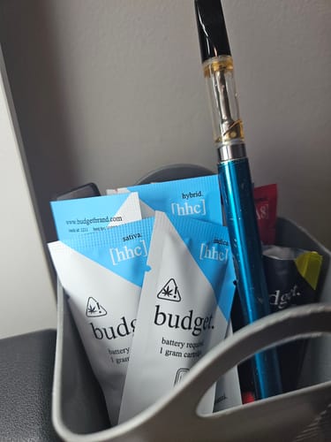 Customer photo review of 3pc Flavor Pack of 1 Gram HHC Vape Cartridge
