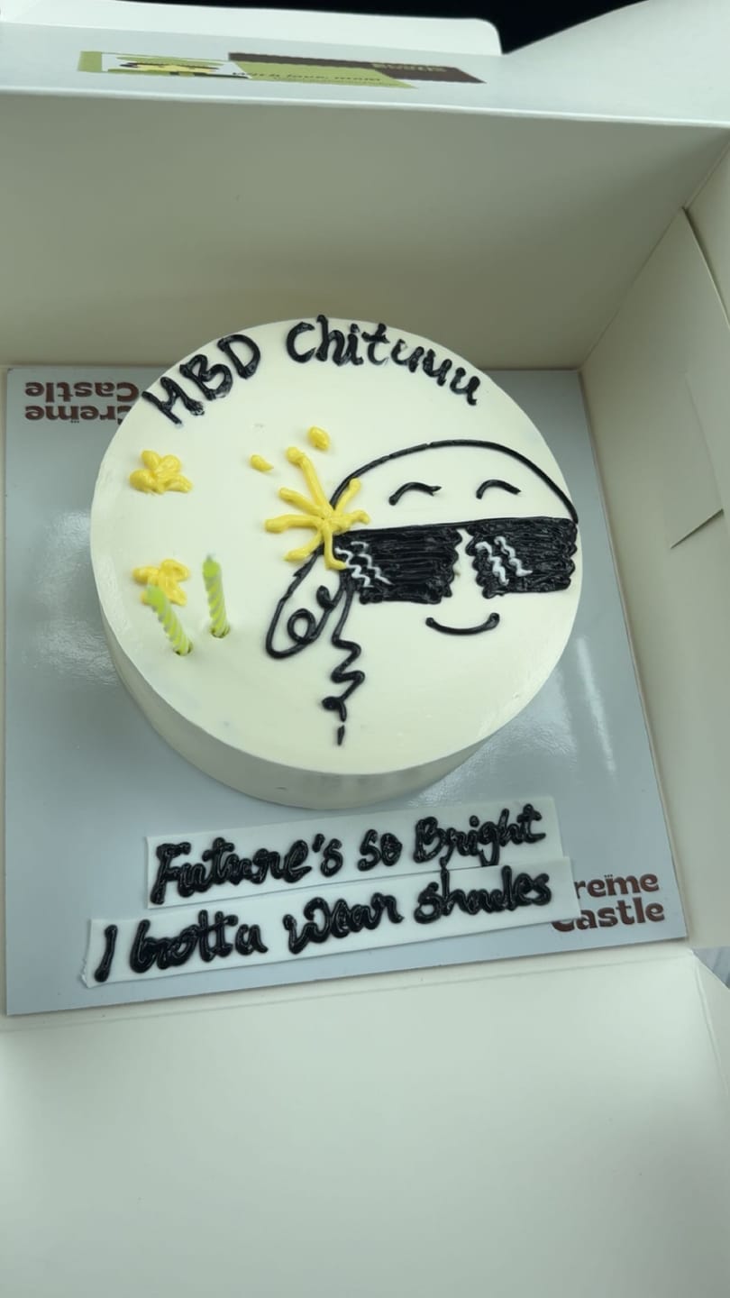 Customer photo review of Meme Theme Cake for Boyfriend