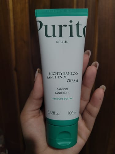 Customer photo review of Mighty Bamboo Panthenol Cream