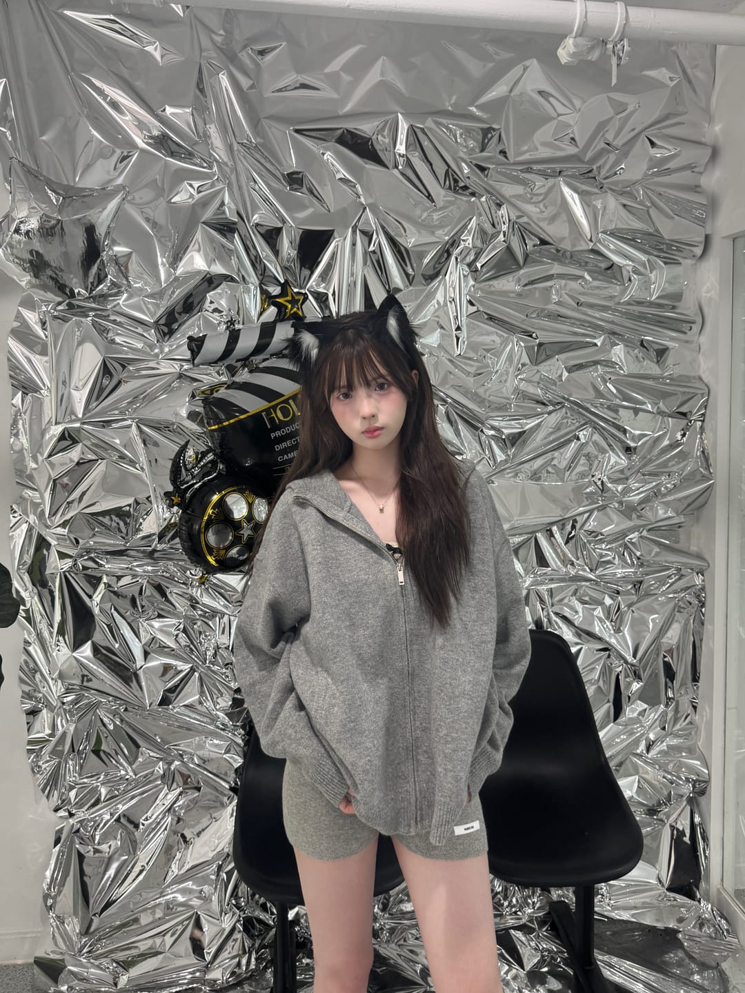 Customer photo review of WARDEN EDGE Oversized Hoodie & Shorts Set - Streetwear-Inspired Design