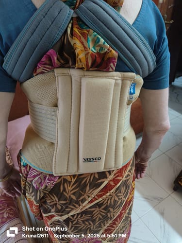 Customer photo review of Sacro Lumbar Belt (Mild Support) | Provides Support to Lower Back | Corrects Posture & Relieves Back Pain (Beige)