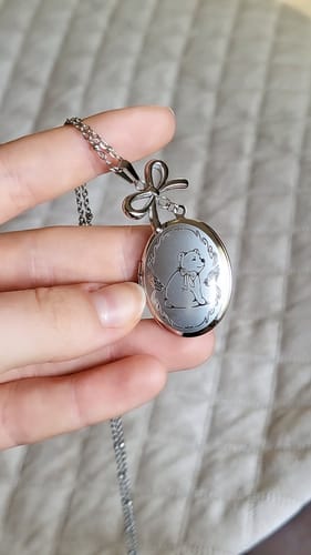 Customer photo review of Mystery TXT Member Locket Necklaces