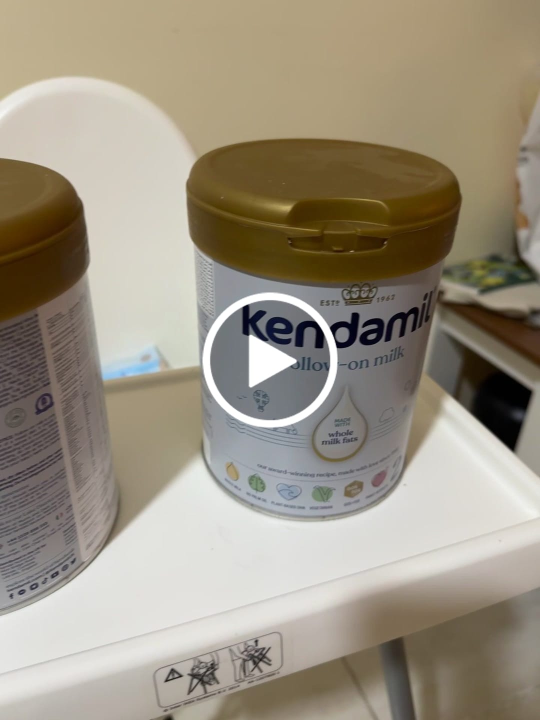 Customer video review of Kendamil Classic Stage 2 Follow-on Milk Formula From 6-12 Months (800g)