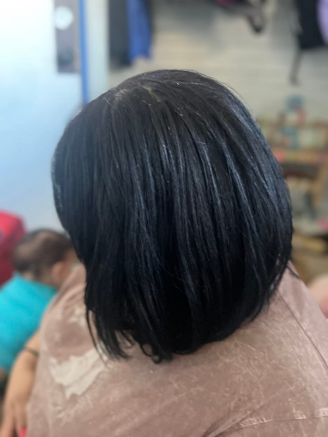 Customer photo review of KERAGEN Brazilian Keratin Treatment - Professional Smoothing Kit for Frizzy Hair