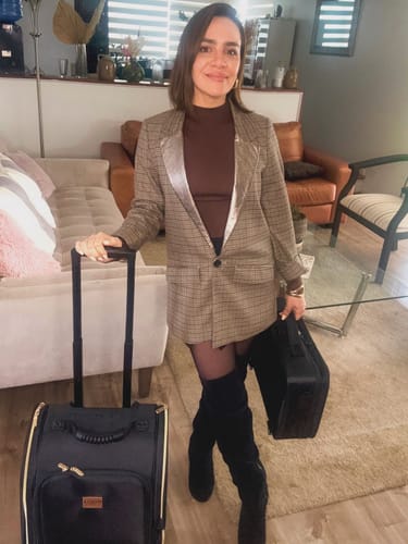 Customer photo review of Pack Maletas Estilista o Maquillaje M  - ¡Organización y Estilo en Movimiento!