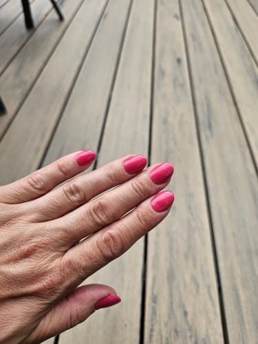 Nicole B. review of UV Gel: Rich Coral image 1 out of 1